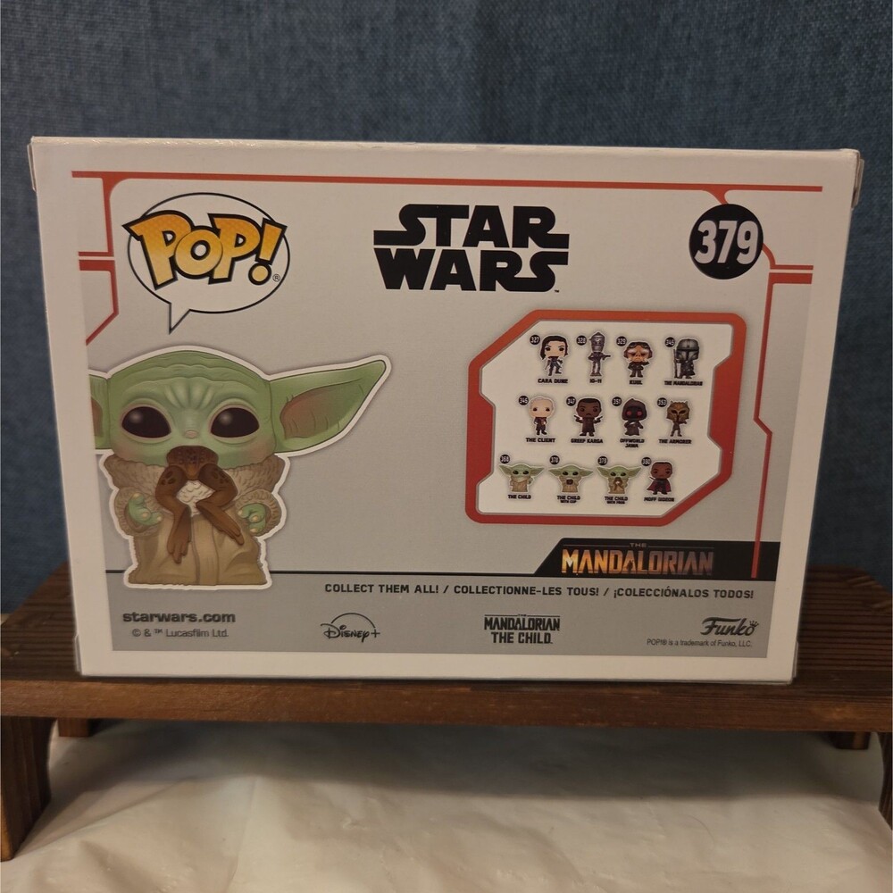 Funko Pop Star Wars The Child With Frog #379 Grogu Vinyl Figure MIB - Picture 3 of 16